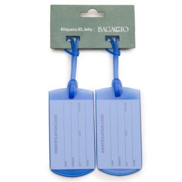 Imagem de Etiqueta ID Jelly  Azul - Bagaggio, U