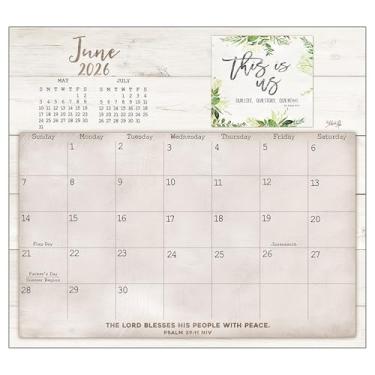 Imagem de Legacy Publishing Group 2026 calendário magnético organizador de agenda de 12 meses 21,6 x 24 cm Faith and Family