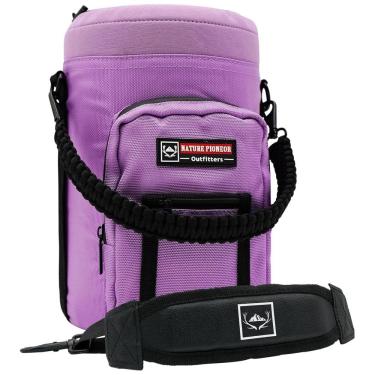 Imagem de Bolsa Térmica para Garrafa 3L com Alça para Transporte e Bolsos, Garrafa não incluída, NATURE PIONEOR, Rosa