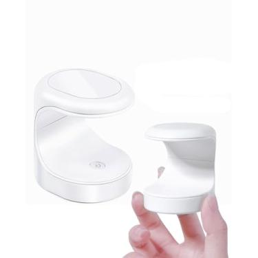 Imagem de Lâmpada de cura de unhas USB portátil: Mini luz LED para manicure em movimento [branco] BLC1068-01