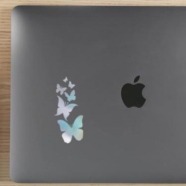 Imagem de Adesivos de vinil premium à prova d'água de animais borboletas borboleta para laptop, acessório para capacete, janela de carro, para-choque, caneca, copo de tubérculo, porta, decoração de parede