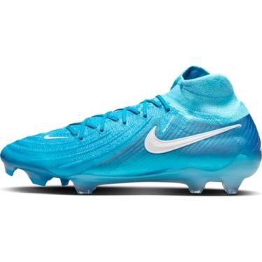 Imagem de Nike, Tênis masculino com cadarço Phantom Luna II Elite FG, Fúria azul/branco, 45 EU