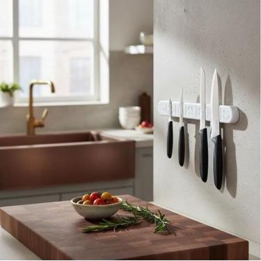 Imagem de Barra Magnética Para Facas (Porta Facas) - Fixação 3M - Diversas Cores