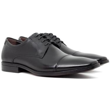 Imagem de Sapato Social Masculino Democrata Metropolitan Vega Cadarço Couro Conf