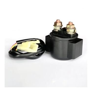 Imagem de 1 solenoide de relé de partida de motocicleta 12V para GY6 50cc 110cc 125cc 150cc 200cc 250cc ATV Scooter Moped Magnetos