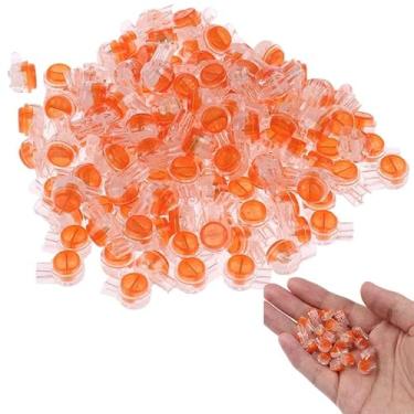 Imagem de 200 peças Conector Rj45 Terminais de conexão de crimpagem Conector K1 Fiação à prova d'água Cabo Ethernet Cabo de telefone Termo