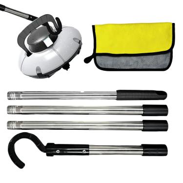 Imagem de Ganchos de piscina para postes - Gancho removível para limpeza de piscina, ancinhos, escumadeiras para recuperação do solo, salvamento, segurança subaquática, limpeza, jangada, fonte