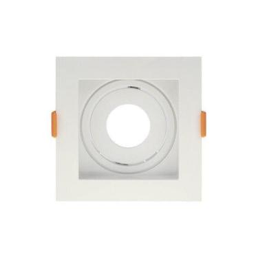 Imagem de Spot Recuado De Embutir Quadrado Móvel Mr11 Branco Taschibra