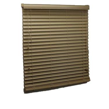 Imagem de Persiana Horizontal Pvc 50Mm Bege 80 L X 160 A Cm Bandô 0,80 - Top Fle