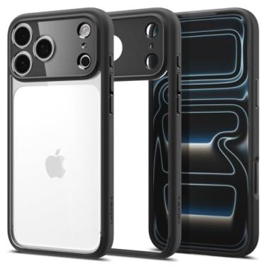 Imagem de Capa Spigen para iPhone 17 Pro Max, Ultra Híbrida, projetada para Apple iPhone 17 Pro Max - Preto Fosco