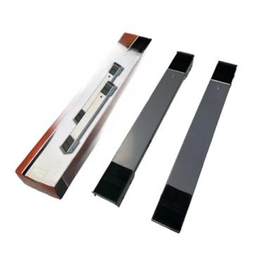 Imagem de Suporte de Alumínio com Rodas, Base Carrinho Universal para Geladeira, Fogão e Máquina de Lavar, Leve e Durável (3 UNI,Cinza)