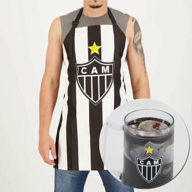 Imagem de Kit Atlético Mineiro Avental e Caneca em Gel-Unissex