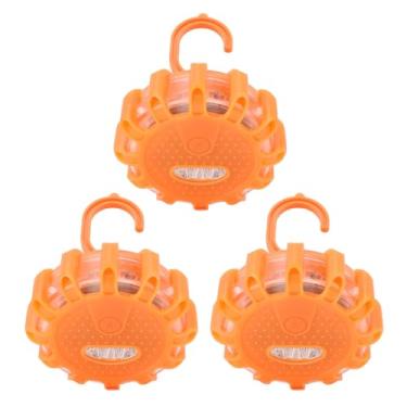 Imagem de HEEPDD Lâmpada de Estrada LED Recarregável USB C, Kit de Luz de Advertência de Disco de Farol de Segurança na Estrada de Emergência Com Base Magnética de 9 Modos para Veículos