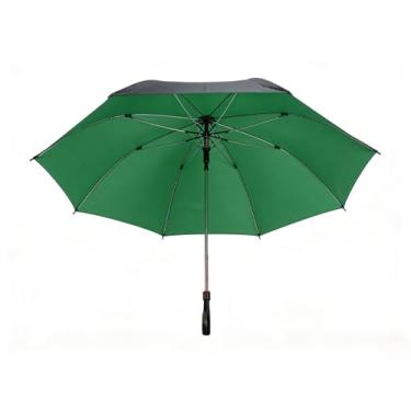 Imagem de Guarda Chuva Grande Automático Tecido Com Blackout Reforçado Proteção Solar (Verde,4)
