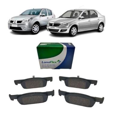 Imagem de Jogo Pastilhas De Freio Logan Sandero 1.0 1.6 2014 2015 2016 2017 2018 2019 2020 2021 2022 2023 2024 2025