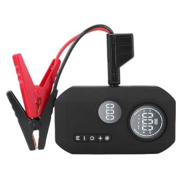 Imagem de Luocute Carro Jump Starter Com Compressor de Ar, Impulsionador de Bateria Portátil 1000A para Veículos de 12V, Com Inflador de Pneus de 150PSI, Luz LED, Carregamento de Telefone e
