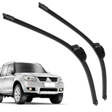 Imagem de Par Palheta Dianteira Limpadora de Para-brisa Pajero Tr4 2010 A 2015 de Silicone