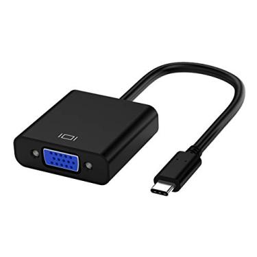 Imagem de Naroote Adaptador Tipo C para VGA Conversor de Adaptador USB C para VGA de para S8, S9, Mate10, 8 para Computadores Tipo (#52)