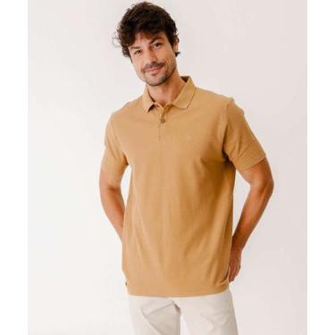 Imagem de Polo Masculina Manga Curta MR-72066, Marrom, GG