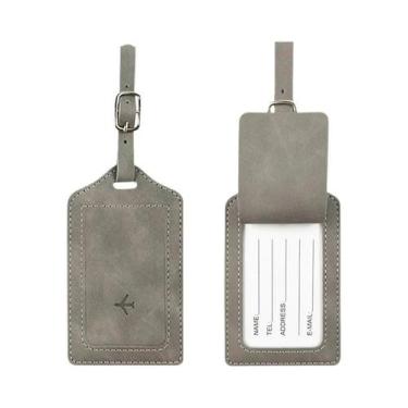 Imagem de Conjunto De Porta-Passaporte Em Couro Com Bloqueio RFID E Etiqueta De 