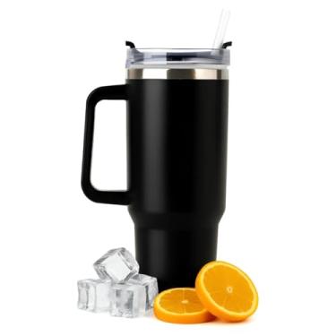 Imagem de ArcticSip™ Copo Termico 1200ml em Aço Inox com Isolamento Duplo | Copo Termico Inox Mantém Bebida Quente e Gelada