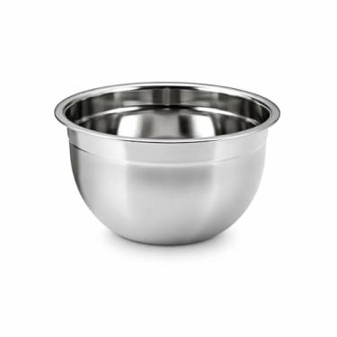 Imagem de Tigela de Aço Inox 22cm Multiuso Profissional · Bowl para Preparo e Servir · Durável, Leve e Fácil de Limpar – Top Rio