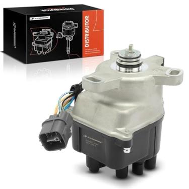 Imagem de A-Premium Distribuidor de ignição com tampa e rotor compatível com Acura Integra 1994-2001 1.8L, substituição # 30100P75A03, 30105P75A01