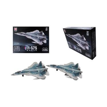 Imagem de Brinquedos De Blocos De Montar Da Série Militar Para Meninos, Aeronave