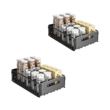 Imagem de Organizador De Armazenamento De Temperos Com Gaveta Deslizante Para Ar