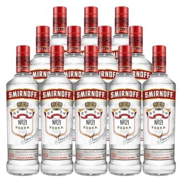 Imagem de WebBar, Vodka Destilada Smirnoff Garrafa 600ml 12 Unidades