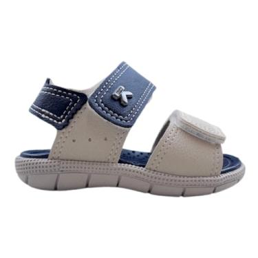 Imagem de Papete Infantil Menino Klin Tic Tac Casual Linho/marinho Tamanho:21