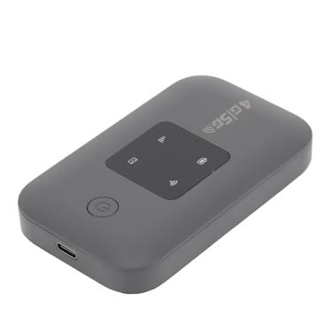 Imagem de RiToEasysports WiFi Portátil, Roteador Móvel 4G Com Slot para Cartão SIM, Velocidade de 300 Mbps, Ideal para Viagens e Camping (Preto)