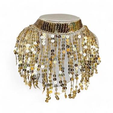 Imagem de Chocker Feminina Franjas Paetês Carnaval Coloridas - Lika Bijuterias, 