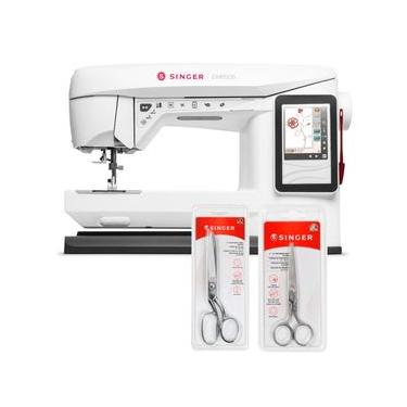 Imagem de Kit Máquina de Bordar EM9305 + Tesoura 8" Tecido e Tesoura para Bordado Bivolt