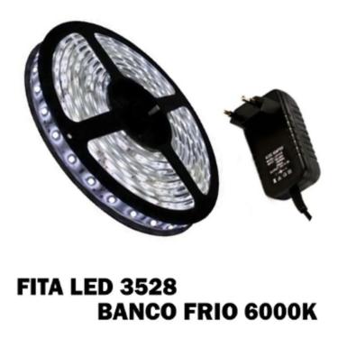Imagem de Fita De Led 5050 Sem Silicone Bf+Fonte