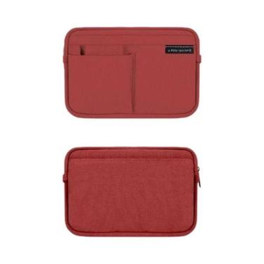 Imagem de Estojo De Papelaria Retrô De Grande Capacidade Com Múltiplos Compartim