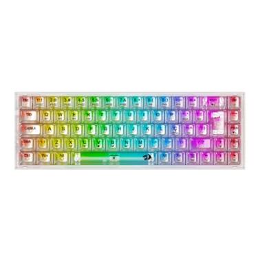Imagem de Teclado Mecânico Gamer Redragon Transparente Castor Pro RGB K631ct-RGB-pro