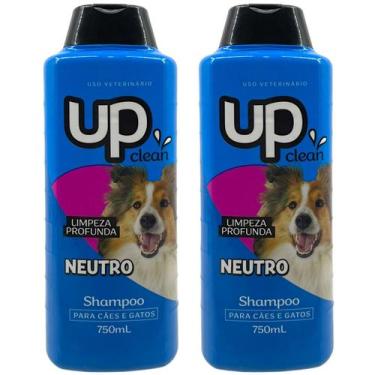 Imagem de 2x Shampoo Neutro Pet Cachorro E Gato Pelos Hidratados 750ml - Supri P