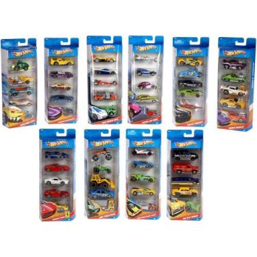 Imagem de 1806 hot wheels pacote com 5 carros escala 1:64 sortimento