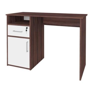 Imagem de Escrivaninha Mesa Office com Gaveta e Armário Hall - Artany