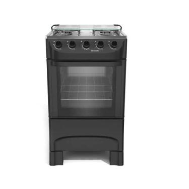 Imagem de Fogão Mueller 4 Bocas Preto Fosco MFI4BA - Bivolt, Bivolt