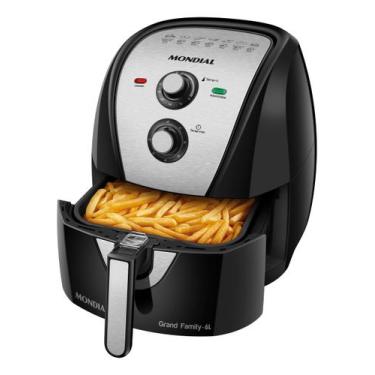 Imagem de Fritadeira Sem Óleo Air Fryer 6L, Mondial, 1900W - AFN-60-BI, 110V