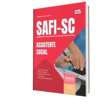 Imagem de Apostila SAFI-SC - Assistente Social - Apostilas Opção