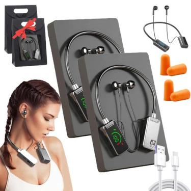 Imagem de Placa de som sem fio e fones de ouvido de transmissão ao vivo à prova 