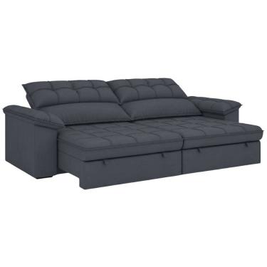 Imagem de Sofá Retrátil e Reclinável 3 Lugares 2m Monique