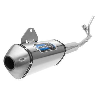 Imagem de Escapamento Mini 3 Crypton 2010 a 2016 Pro Tork, CROMADO, Único