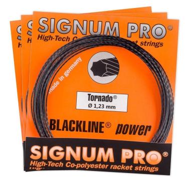 Imagem de Corda Signum Pro Tornado 1.23mm Preta - Set Individual - Pack com 03 Unidades-Unissex