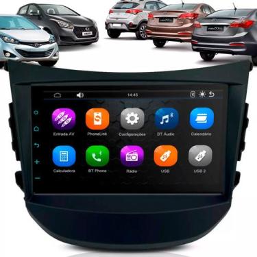 Imagem de Central Multimídia 7" Pol. MP5/BT CarPlay Android + Moldura HB20 HB20S