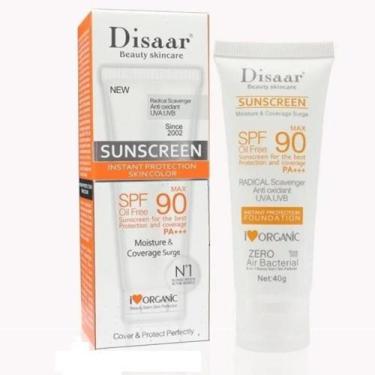 Imagem de Protetor Solar Facial Orgânico Oil Free 90 Max Disaar 40g - Dissar