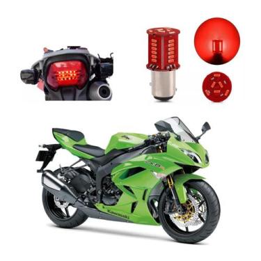 Imagem de Lâmpada Led Freio 2 Polos Sequencial Strobo Moto Ninja ZX 6R 600CC 199